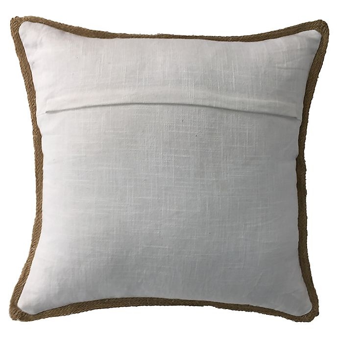 slide 2 of 2, Surya Life Is Better at the Lake'' Square Throw Pillow - Blue/White'', 1 ct