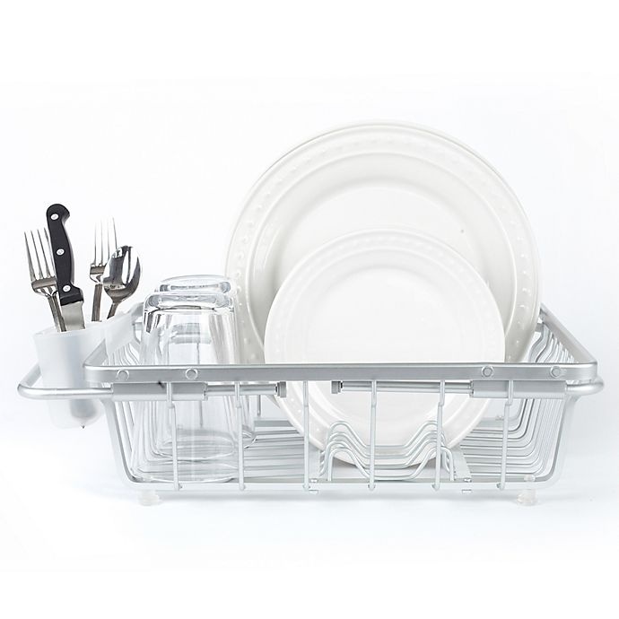 slide 7 of 7, ORG Aluminum Expandable Over-the-Sink Dish Rack, 1 ct