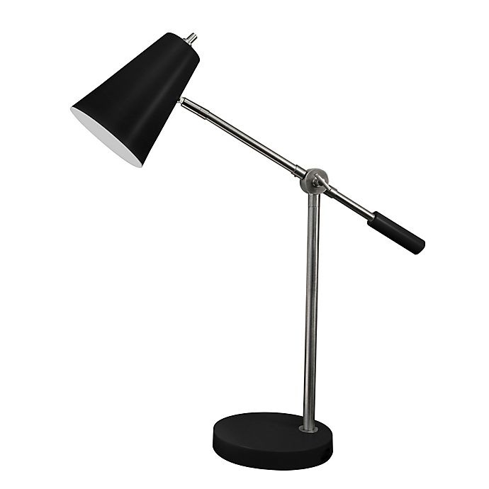 slide 6 of 7, Marmalade LED Desk Lamp with USB Port - Black/Steel, 1 ct