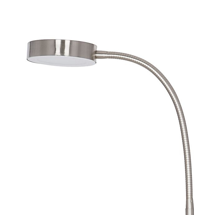 slide 3 of 6, Salt Floor Lamp - Brushed Silver, 1 ct