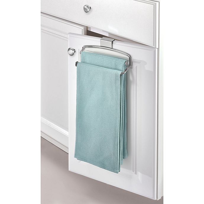 slide 3 of 3, SALT Over-the-Cabinet Chrome Double Towel Bar, 1 ct