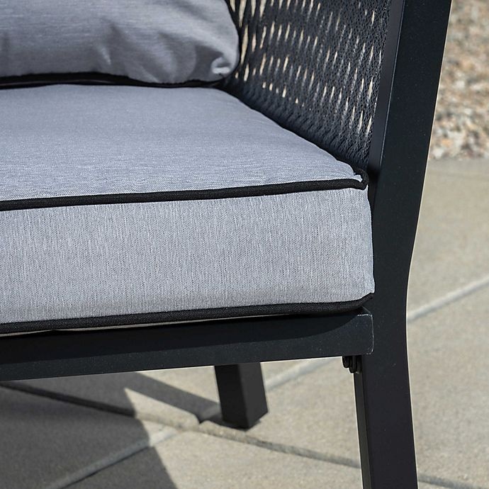 slide 2 of 14, Destination Summer Patio Conversation Set - Grey, 4 ct