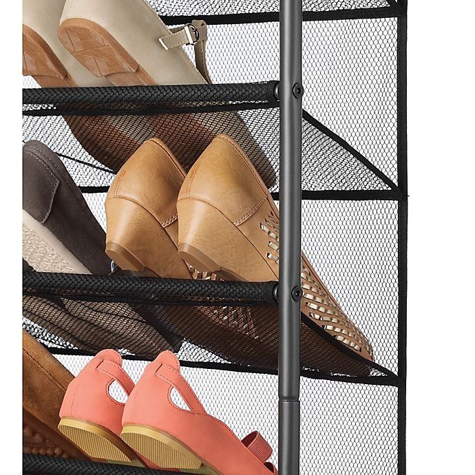 slide 3 of 8, ORG Over the Door Shoe Rack, 30 ct