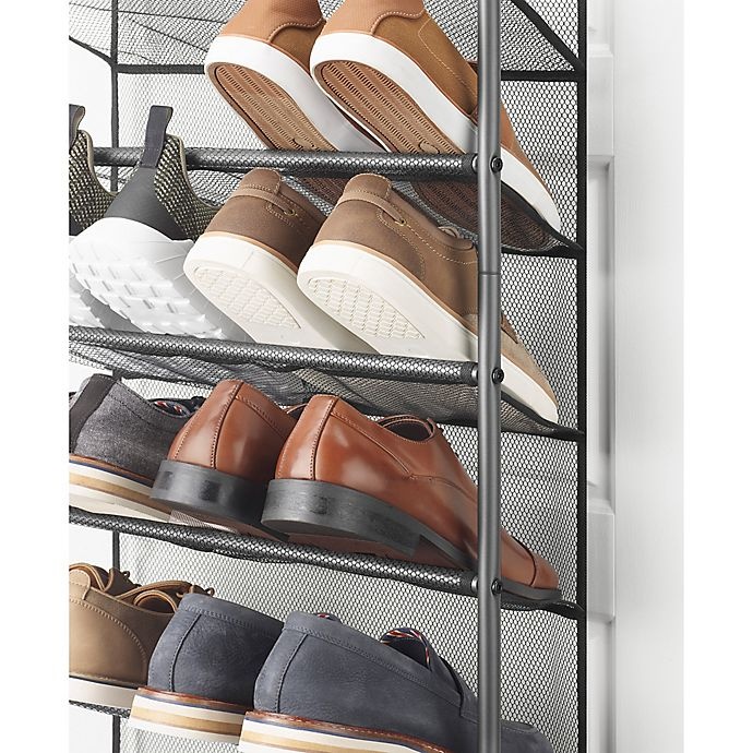 slide 5 of 8, ORG Over the Door Shoe Rack, 30 ct