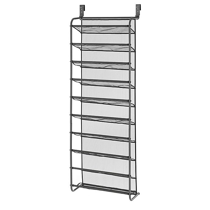 slide 6 of 8, ORG Over the Door Shoe Rack, 30 ct