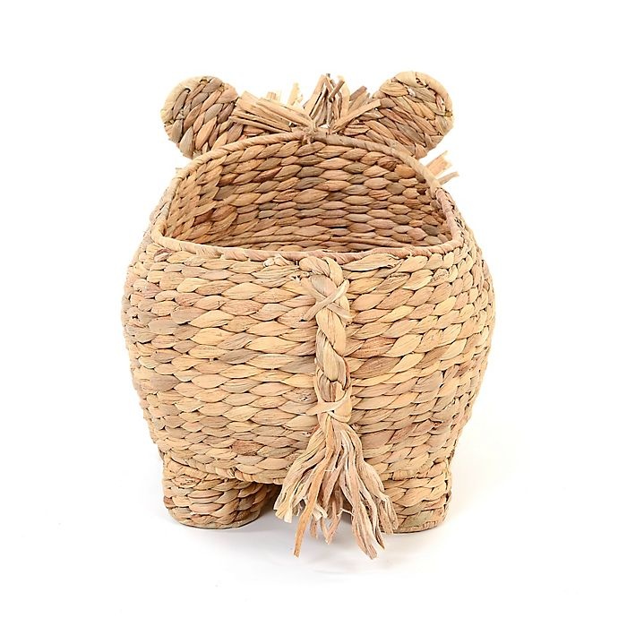 slide 3 of 5, Marmalade Lion Handwoven Water Hyacinth Storage Basket, 1 ct