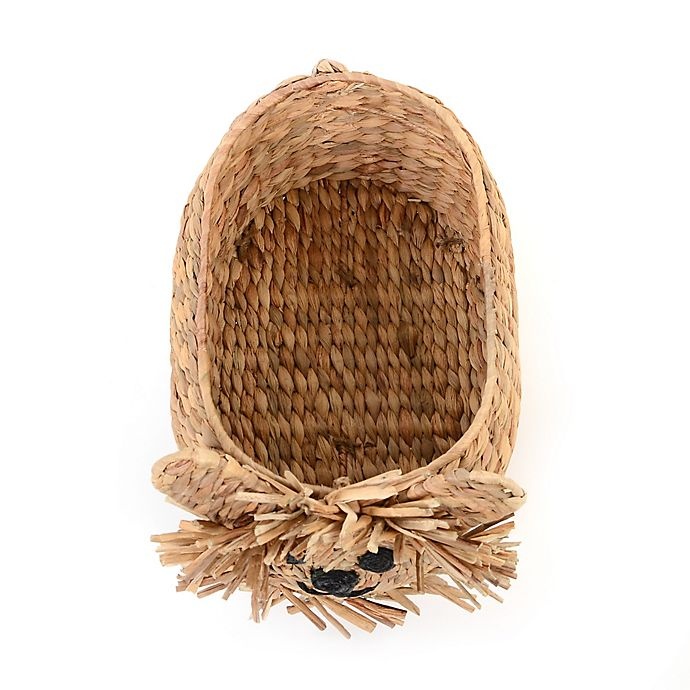 slide 5 of 5, Marmalade Lion Handwoven Water Hyacinth Storage Basket, 1 ct