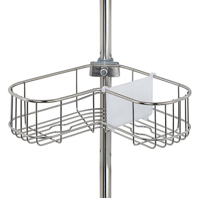 slide 3 of 3, ORG NeverRust 4-Tier Corner L-Shape Shower Caddy - Stainless Steel, 1 ct