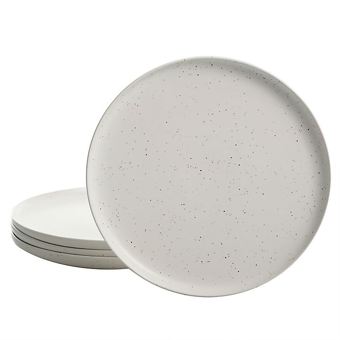 slide 3 of 5, Artisanal Kitchen Supply Soto Salad Plates - Cloud, 4 ct