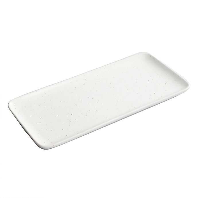 slide 2 of 3, Artisanal Kitchen Supply Soto Rectangular Tray - Cloud, 13 in