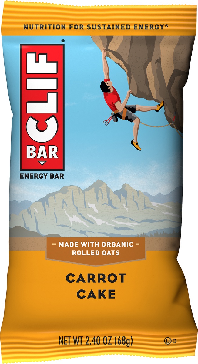 slide 2 of 8, CLIF Carrot Cake Energy Bar, 2.4 oz