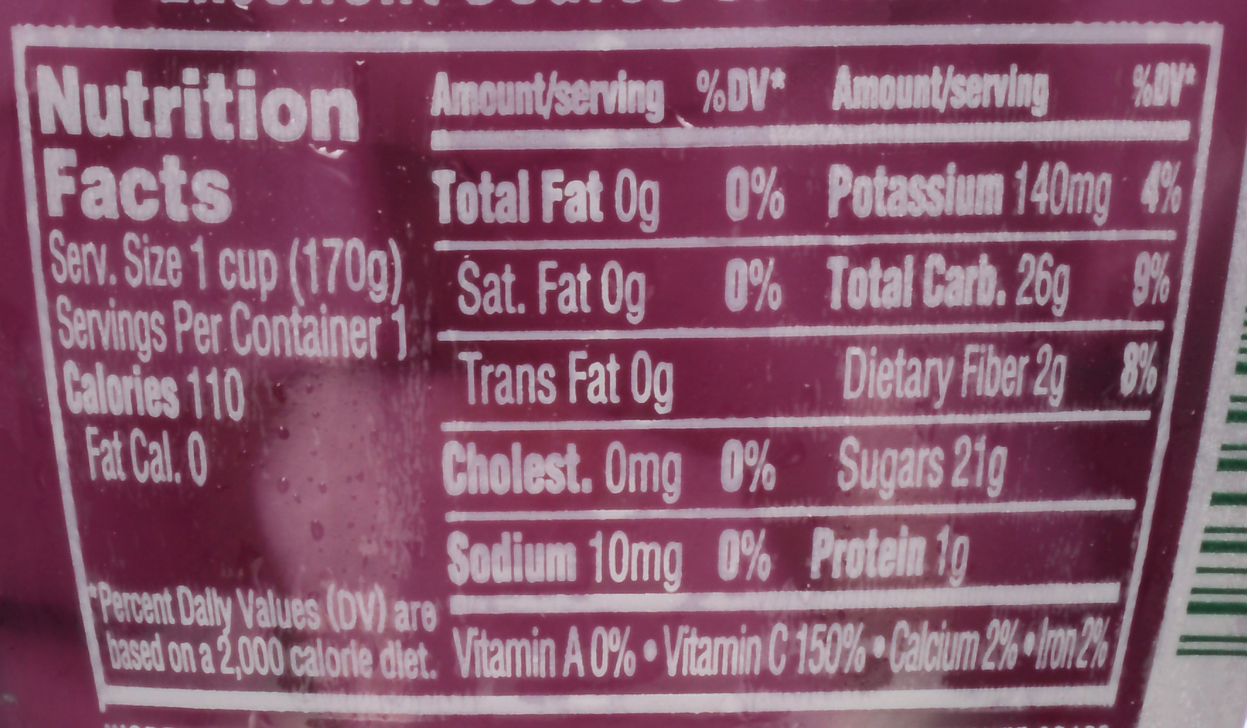 slide 5 of 6, Del Monte Super Fruit Pear Chunks + Acai & Blackberry Juice Blend, 6 oz