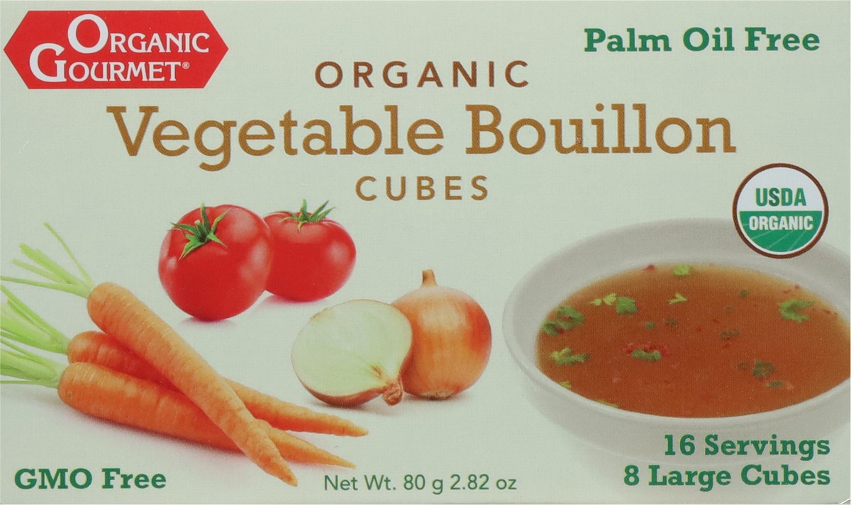 slide 10 of 13, The Organic Gourmet Large Cubes Organic Vegetable Bouillon Cubes 8 ea, 8 ct