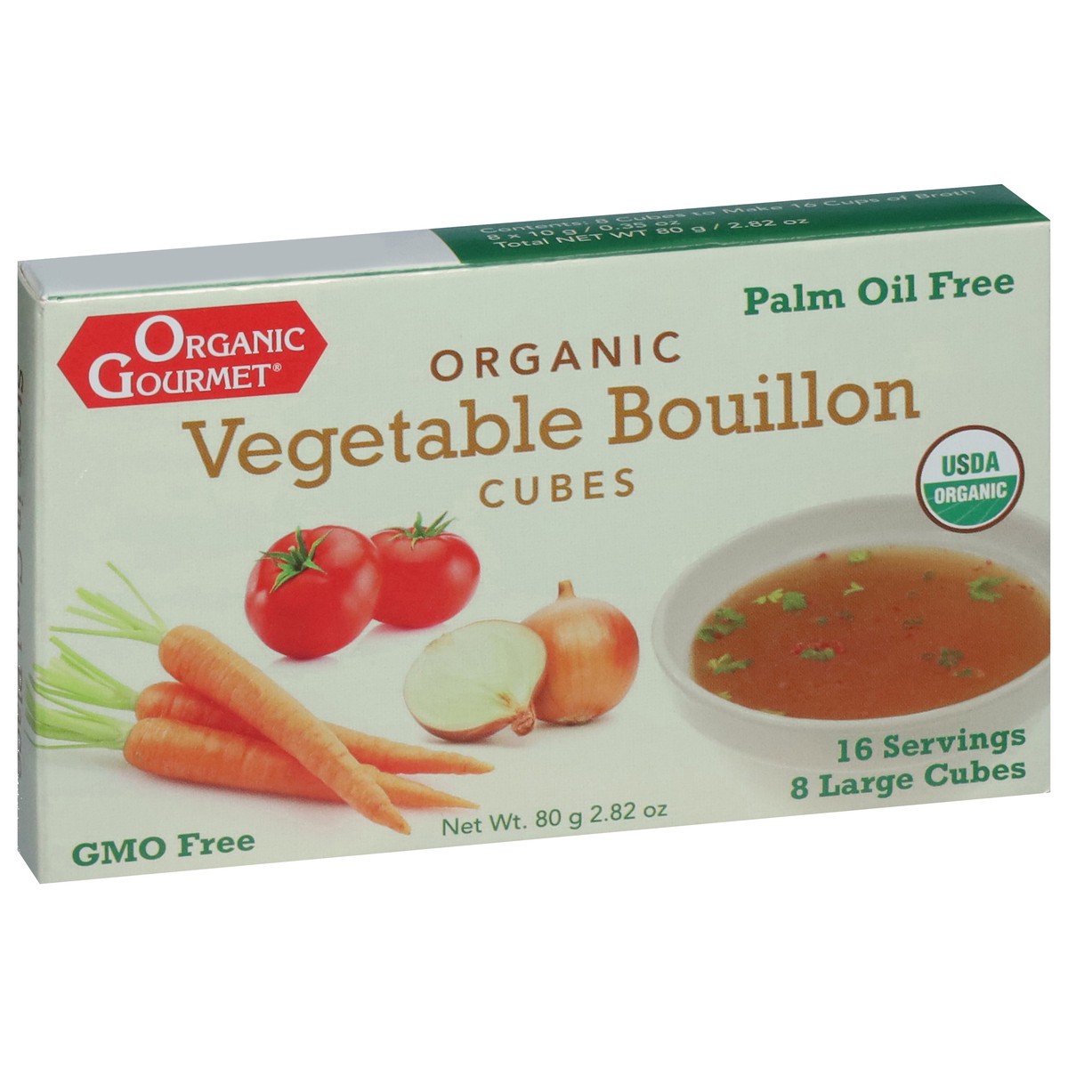 slide 5 of 13, The Organic Gourmet Large Cubes Organic Vegetable Bouillon Cubes 8 ea, 8 ct