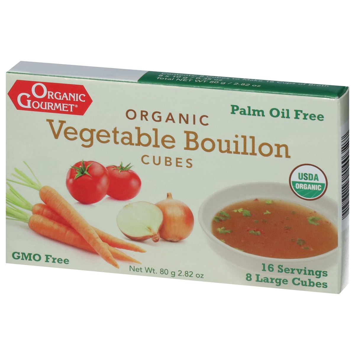 slide 9 of 13, The Organic Gourmet Large Cubes Organic Vegetable Bouillon Cubes 8 ea, 8 ct