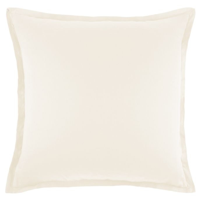 slide 2 of 2, Wamsutta Collection Velvet European Pillow Sham - Oatmeal, 1 ct