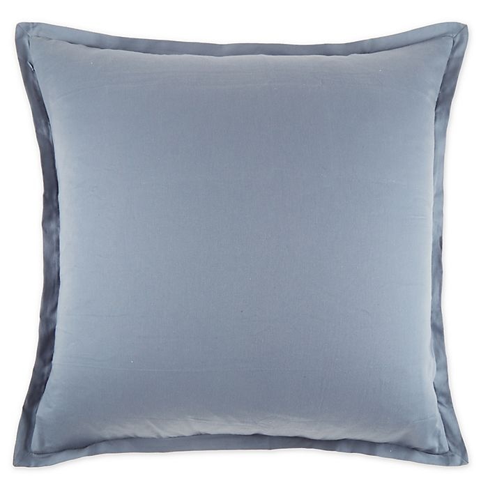 slide 2 of 2, Wamsutta Collection Velvet European Pillow Sham - Blue, 1 ct