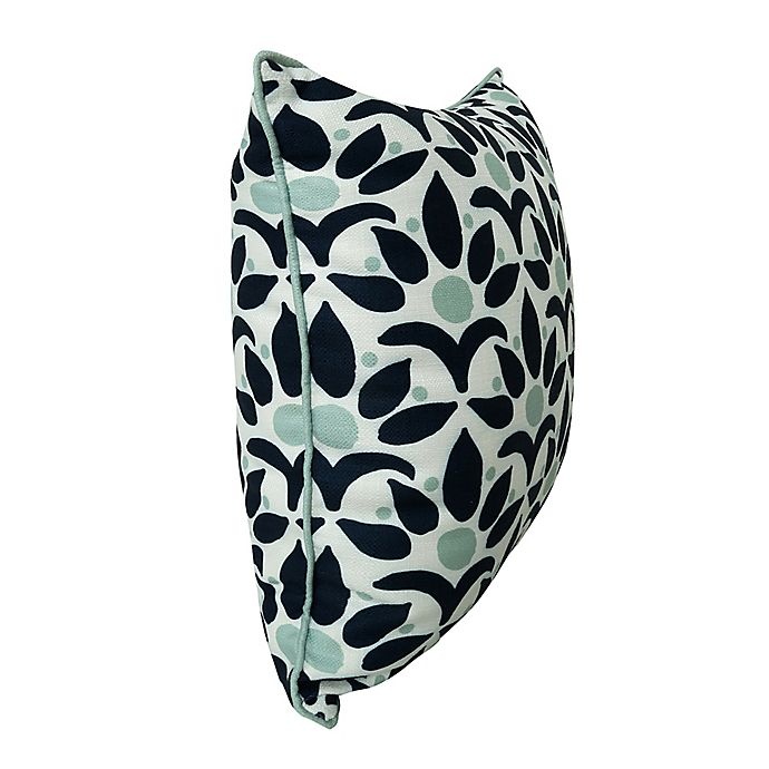 slide 2 of 3, One Kings Lane Open House Jaipur Indoor/Outdoor Square Throw Pillow - Navy, 1 ct