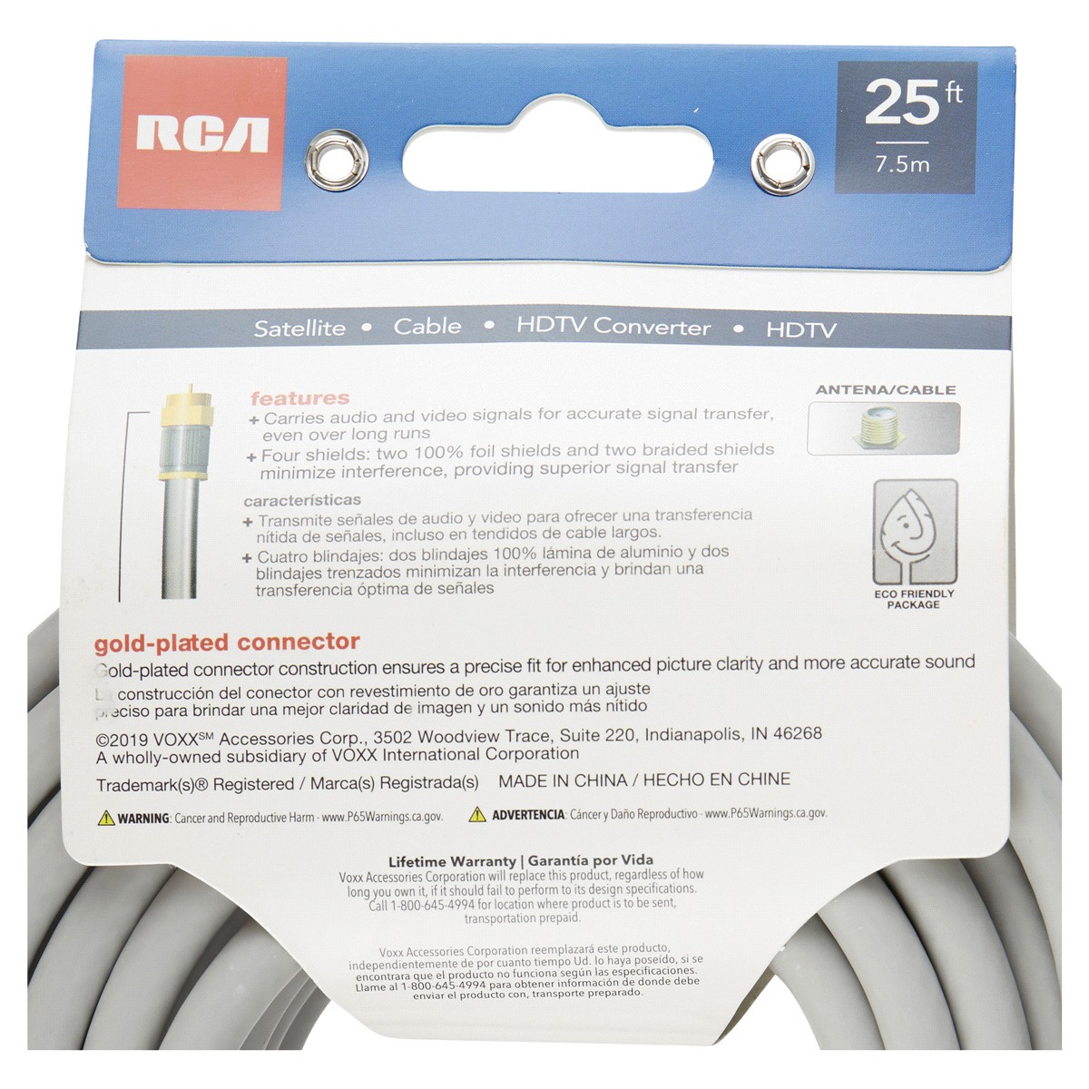 slide 2 of 2, RCA 25FT RG6 Digital Coaxial Cable, 1 ct