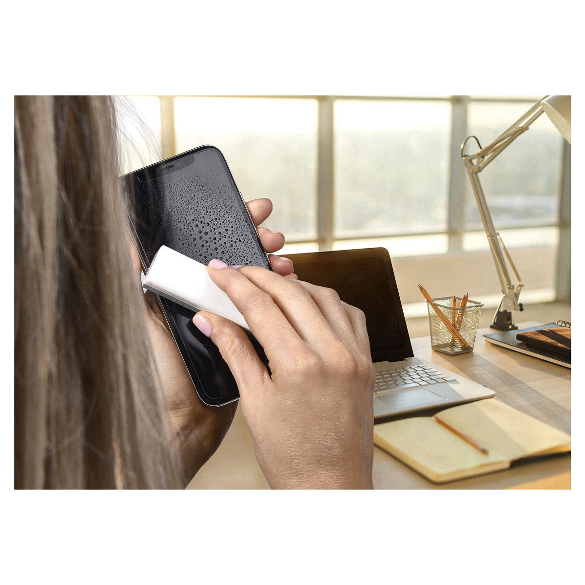 slide 3 of 3, RCA Screen Kleen Travel Size Spray and Wipe Cleaner in Silver Finish, 1 ct