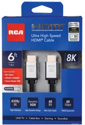 RCA 8K Ultra High-Speed HDMI Cable 6'