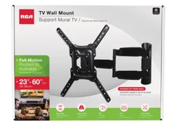 RCA Full Motion Universal TV Wall Mount, 23" to 60"