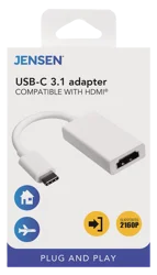 RCA USB 3.1 Type-C Adapter Compatible with HDMI