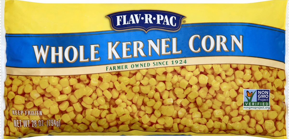 slide 2 of 6, Flav-R-Pac Corn 28 oz, 28 oz