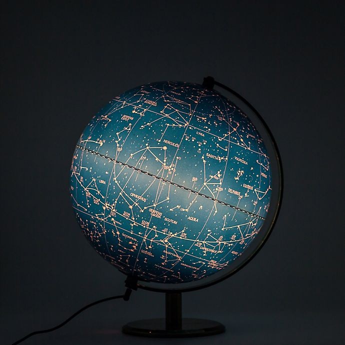 slide 2 of 2, Global Caravan LED Globe - Metallic Blue, 1 ct