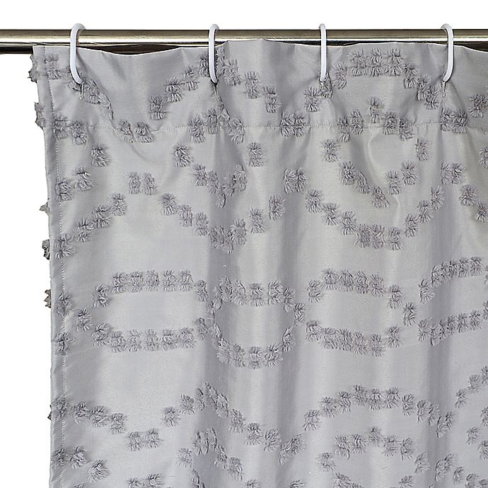 slide 3 of 6, Wamsutta Nantucket Shower Curtain - Grey, 72 in x 72 in