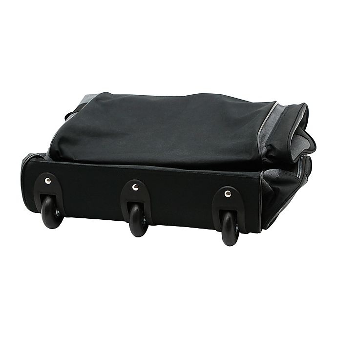 slide 3 of 3, Salt Extra-Large Rolling Duffle Bag - Black, 36 in