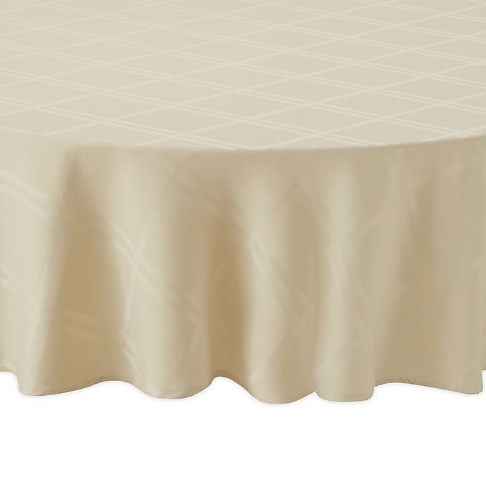 Wamsutta Solid Round Tablecloth Oyster 70 in Shipt