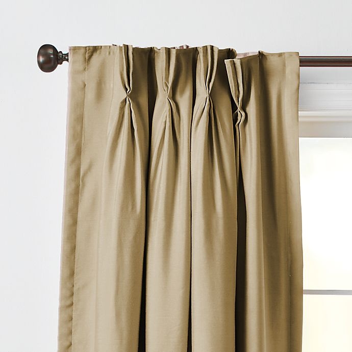 slide 2 of 2, Wamsutta Vintage Manteux Pinch Pleat Window Curtain Panel - Gold, 63 in