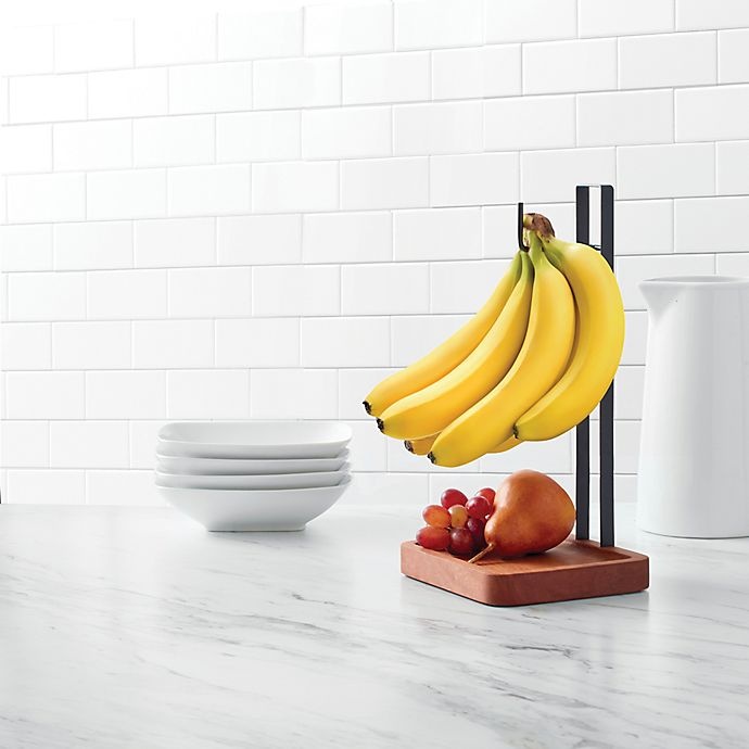 slide 3 of 4, Artisanal Kitchen Supply Banana Holder - Black, 1 ct