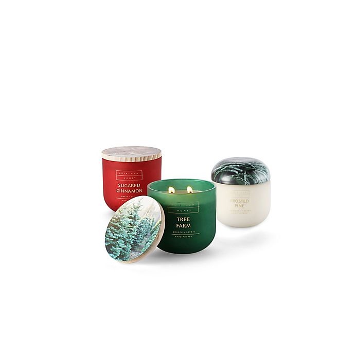 slide 2 of 2, Heirloom Home Frosted Pine Jar Candle, 4 oz