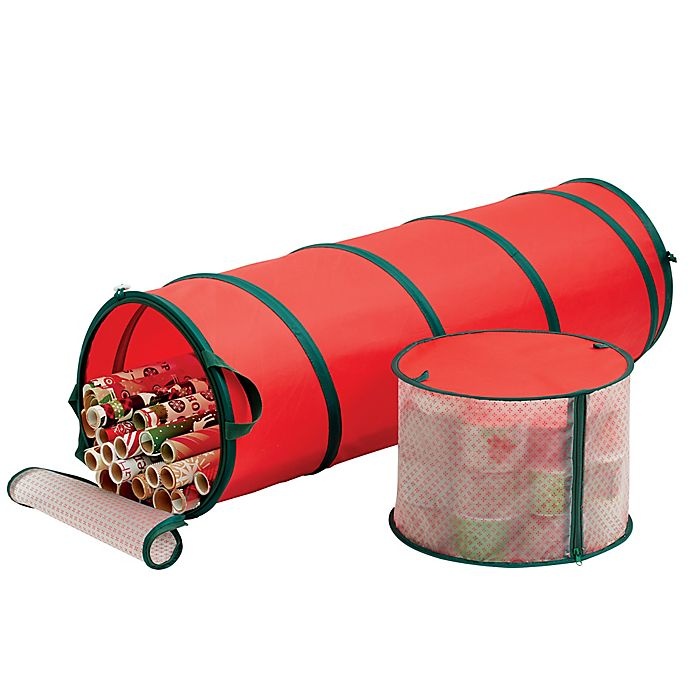 slide 2 of 3, Winter Wonderland ORG Pop-Up Wrap and Ribbon Organizer, 1 ct