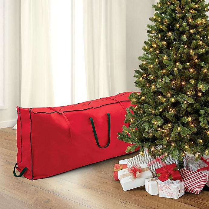 slide 3 of 3, Winter Wonderland Tree Storage Bag with Wheels, 1 ct