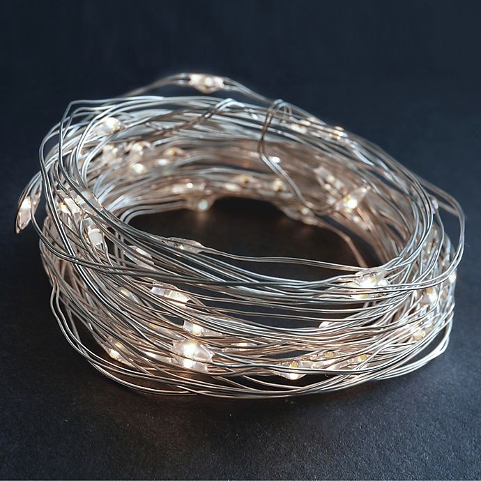 slide 2 of 2, Winter Wonderland Micro Lights - White, 60 ct