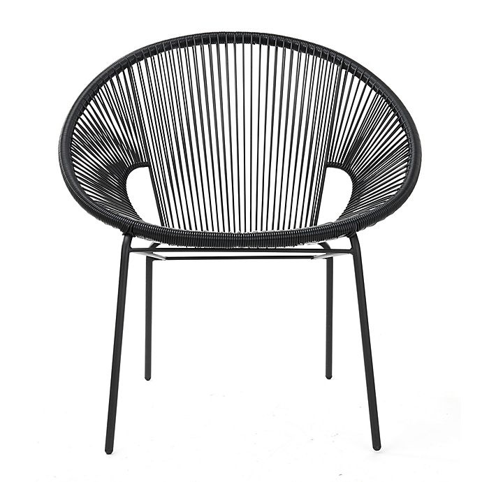 slide 3 of 7, Destination Summer Outdoor Round String Chair, 1 ct