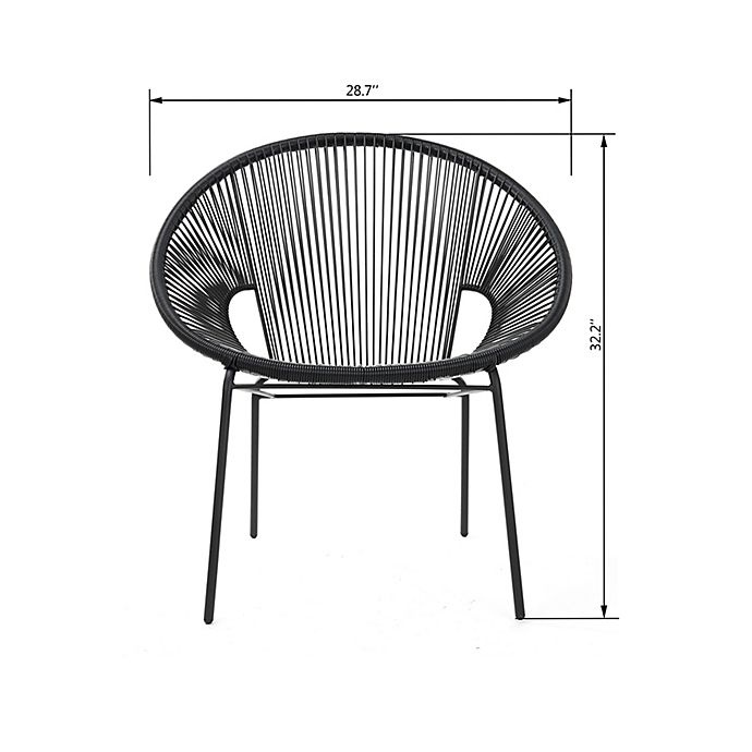 slide 4 of 7, Destination Summer Outdoor Round String Chair, 1 ct