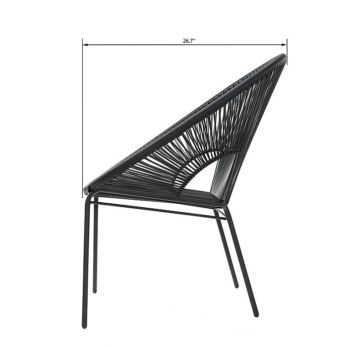 slide 2 of 7, Destination Summer Outdoor Round String Chair, 1 ct