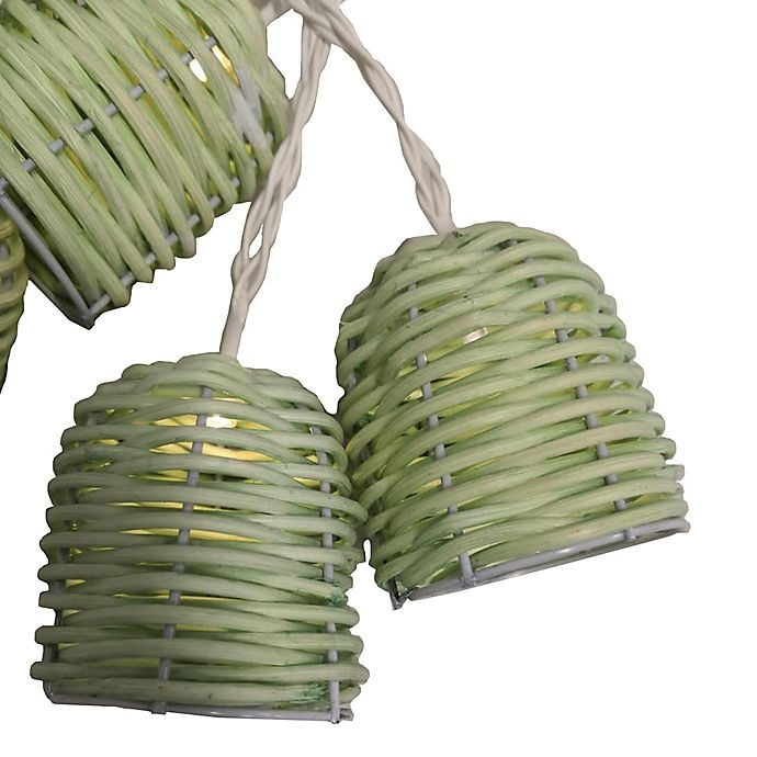 slide 5 of 7, Destination Summer Lantern Party String Lights - Celadon, 1 ct