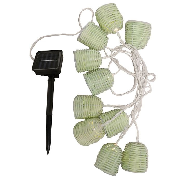 slide 2 of 7, Destination Summer Lantern Party String Lights - Celadon, 1 ct