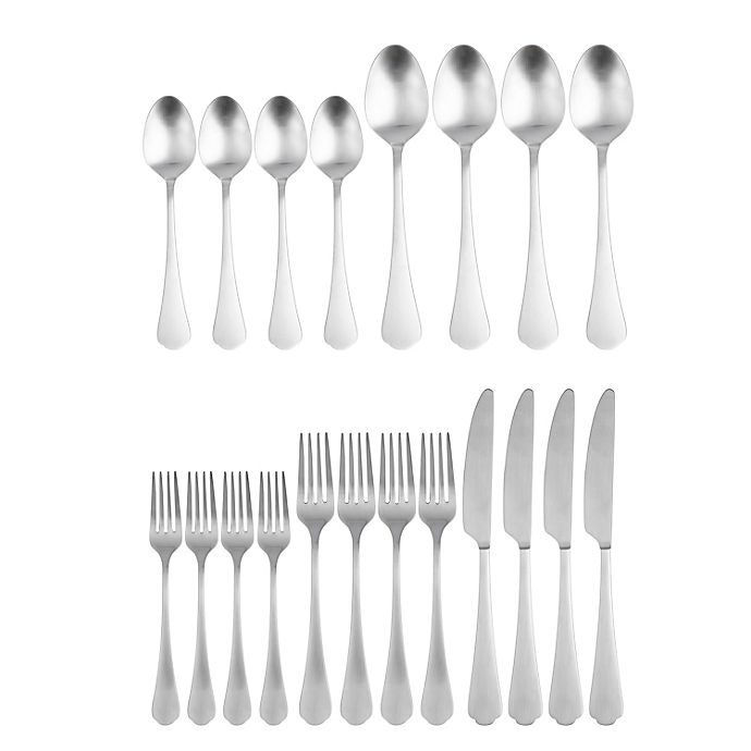 slide 2 of 7, Bee & Willow Home Portsmouth Satin Flatware Set - Silver, 20 ct