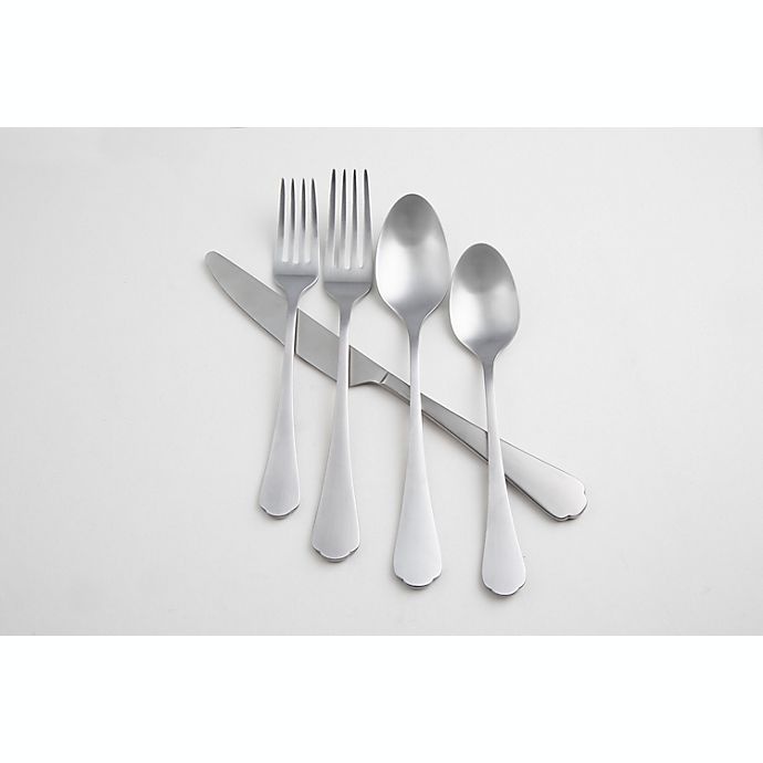 slide 4 of 7, Bee & Willow Home Portsmouth Satin Flatware Set - Silver, 20 ct