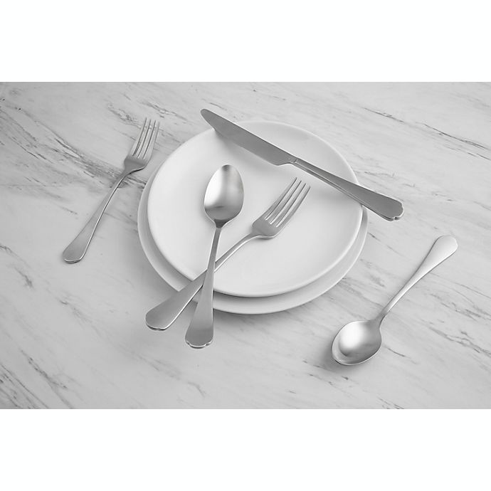 slide 6 of 7, Bee & Willow Home Portsmouth Satin Flatware Set - Silver, 20 ct