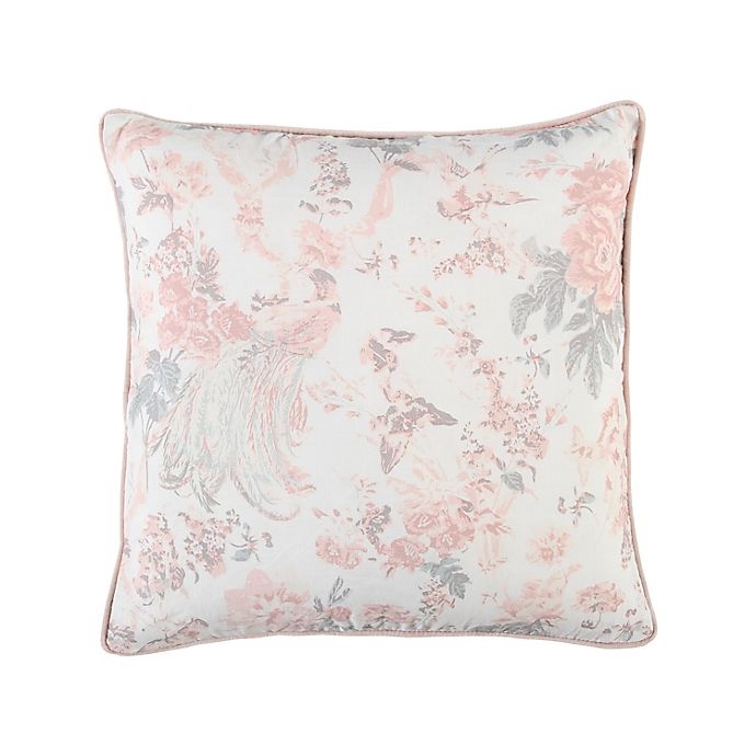 slide 1 of 1, Wamsutta Vintage Spring Birds Square Throw Pillow - Pink Multi, 1 ct