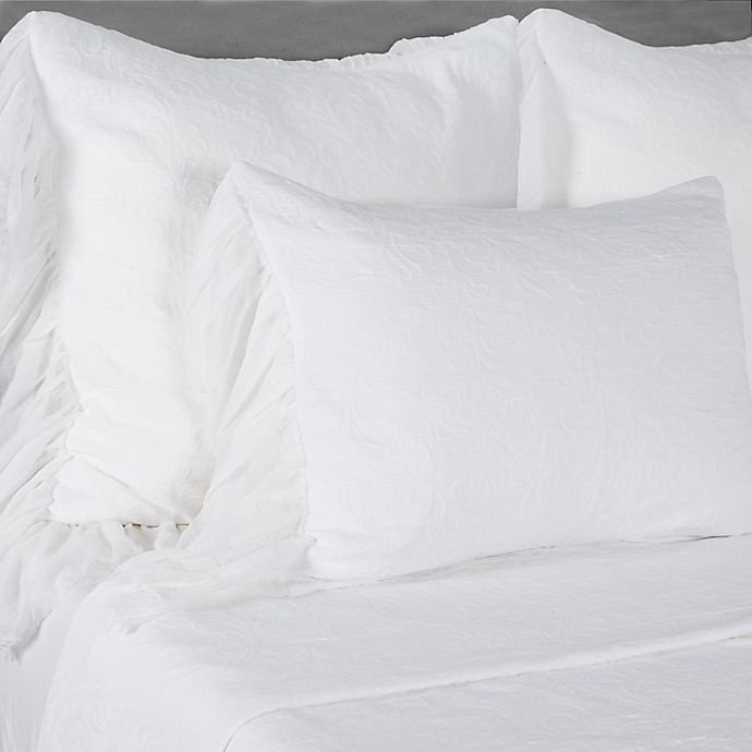 slide 3 of 3, Wamsutta Vintage Saint Veran European Pillow Sham - Bright White, 1 ct