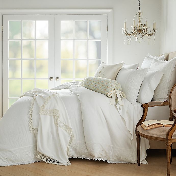 slide 2 of 2, Wamsutta Vintage Lantier King Duvet Cover Set - Bright White, 3 ct