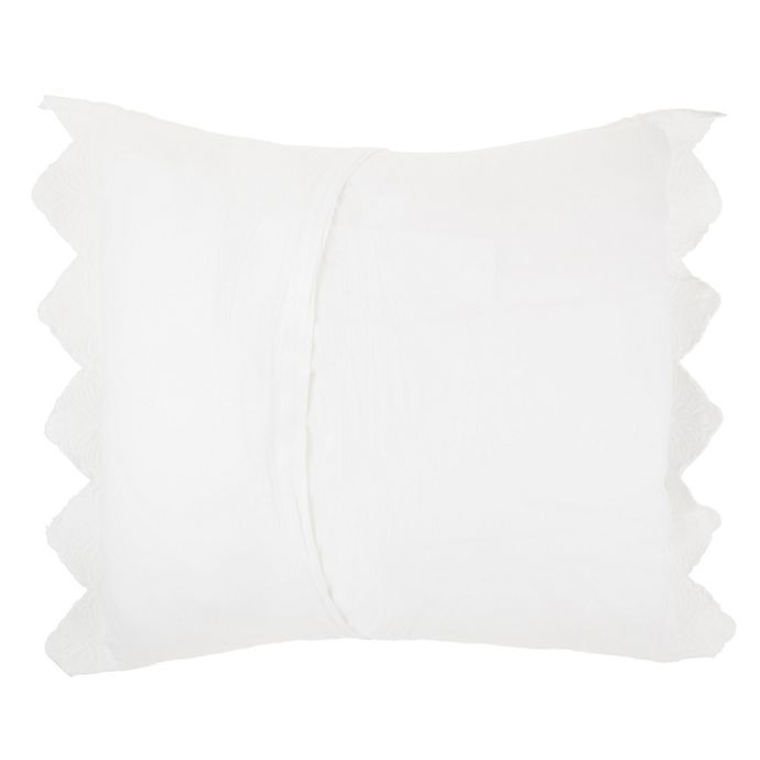 slide 3 of 3, Wamsutta Vintage Peillon European Pillow Sham - Bright White, 1 ct